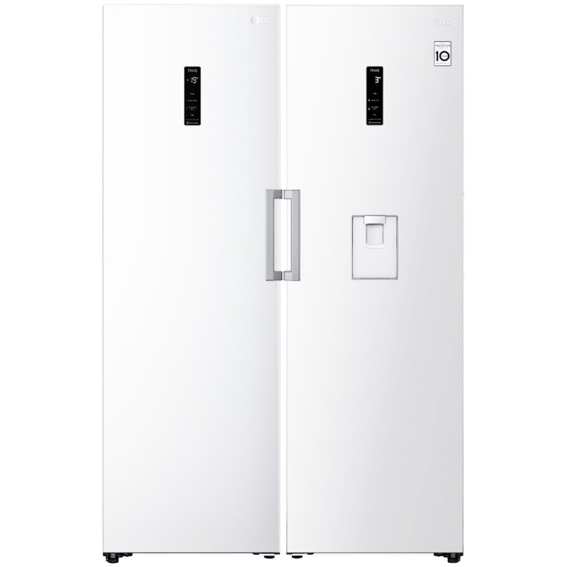 یخچال و فریزر دوقلو ال جی رنگ سفید مدل F411-B414
