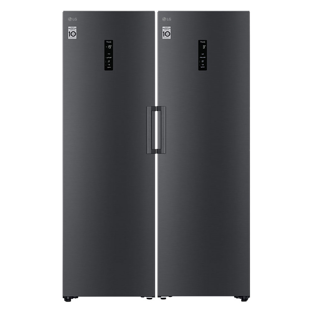 یخچال و فریزر دوقلو ال جی رنگ دودی GC-B511EADM و GC-B514EAFM