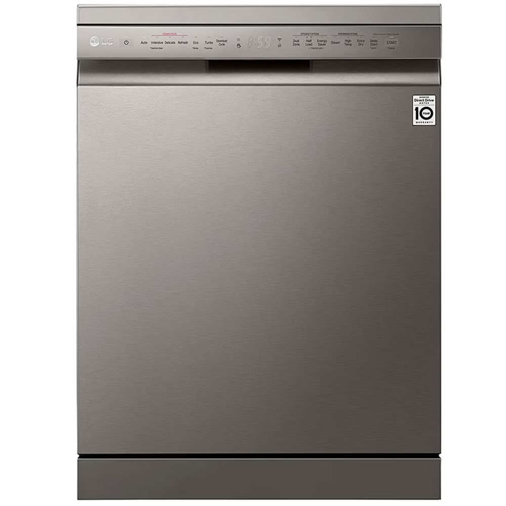 ماشین ظرفشویی ال جی DFC435FP رنگ نقره ای پلاتینیومی