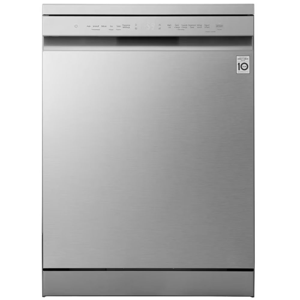 ماشین ظرفشویی ال جی DFC513FV رنگ نقره ای پلاتینیومی
