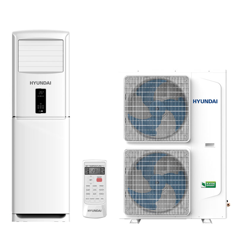 کولر گازی ایستاده 60000 اسکرول دور ثابت دوفن سه فاز هیوندای مدل HAC-6033WT3 (لوله دارد) | گارانتی رسمی شرکت هیوا سرویس